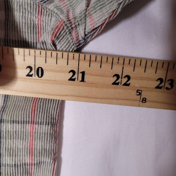 Ripcurl Corduroy Shirt Mens Small Plaid Green, Red - Picture 7 of 10